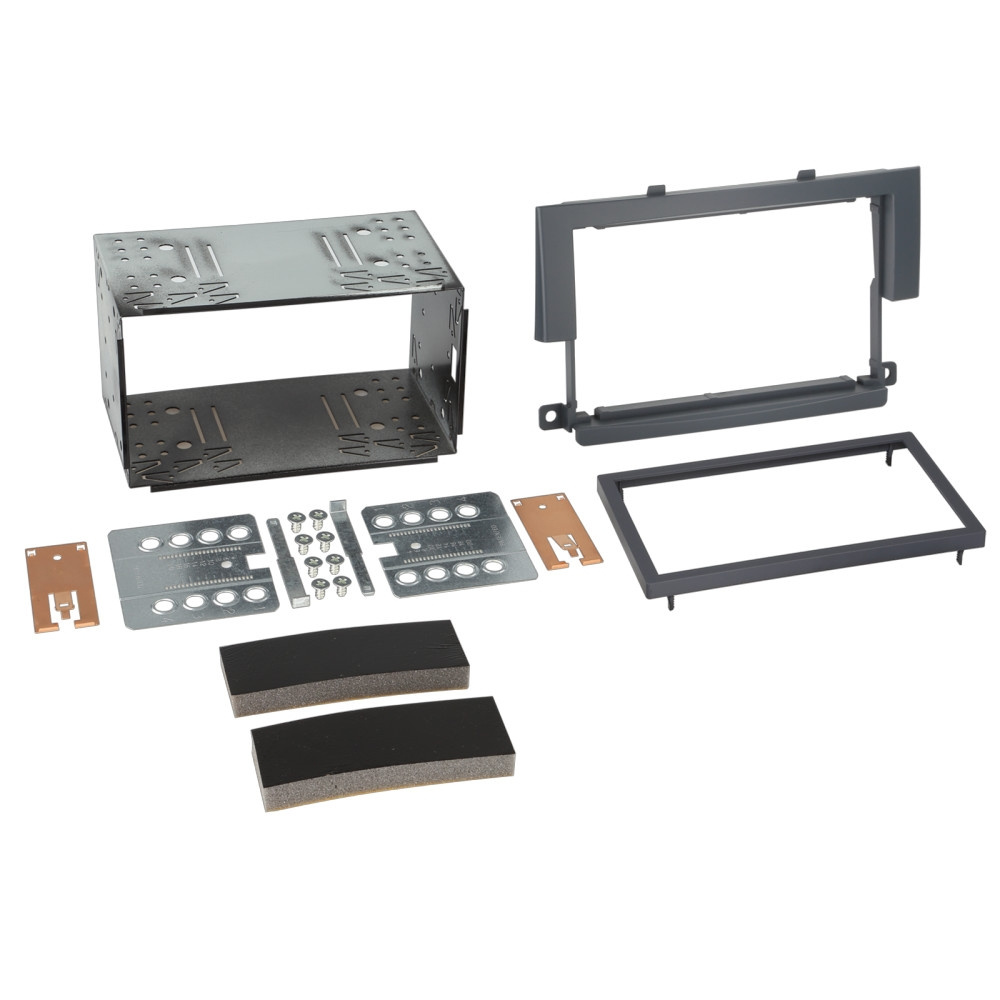 Monteringsramme 2-DIN Mitsubishi Colt, sort