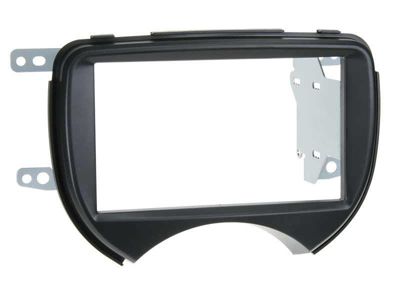 Monteringsram 2-din Nissan Micra 2011- svart