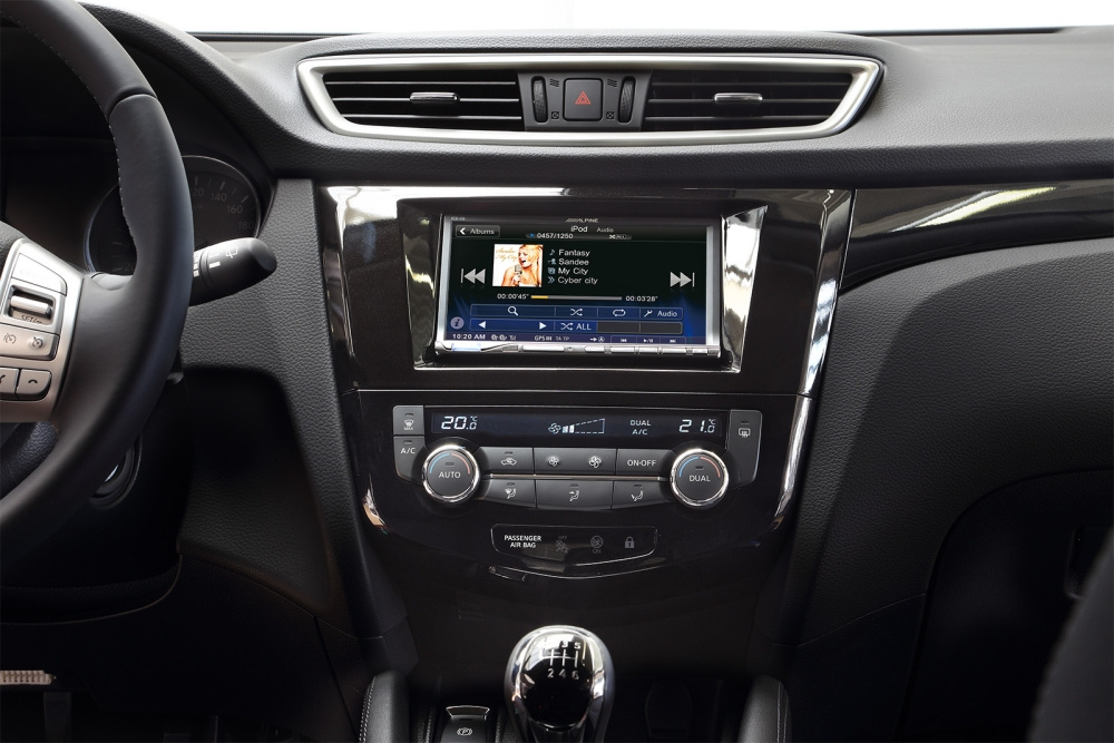 Monteringsramme 2-DIN Nissan Qashqai/X-Trail