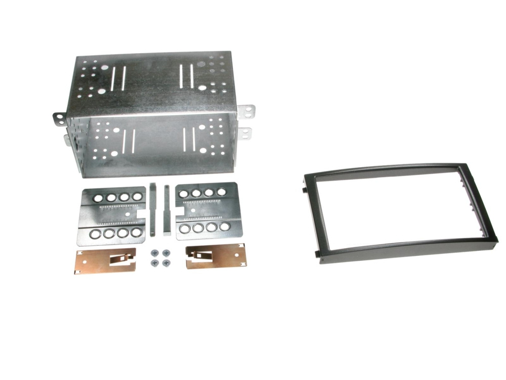 Monteringsramme 2-DIN Ssangyong Rexton II, sort