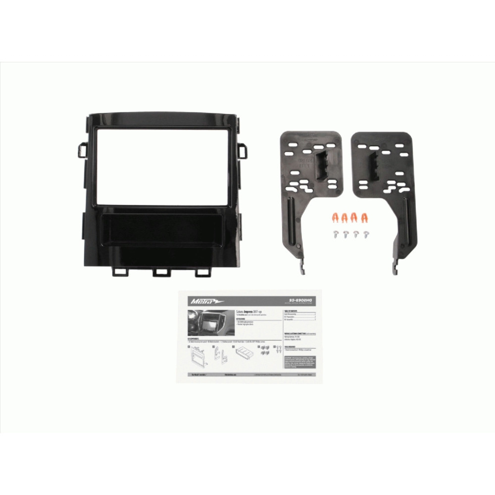 Monteringsramme 2-DIN med opbevaringsrum Subaru Impreza/Crosstek