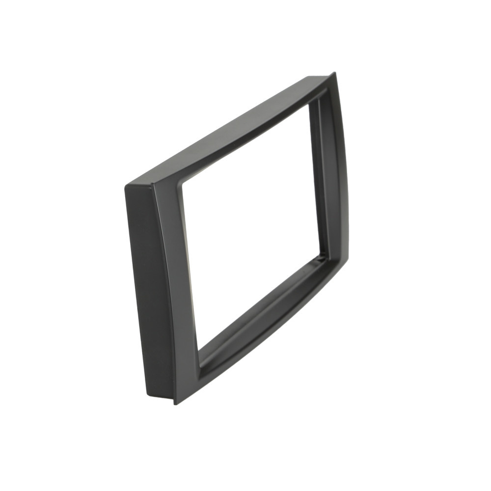 Monteringsramme 2-DIN VW T5/Touareg, sort