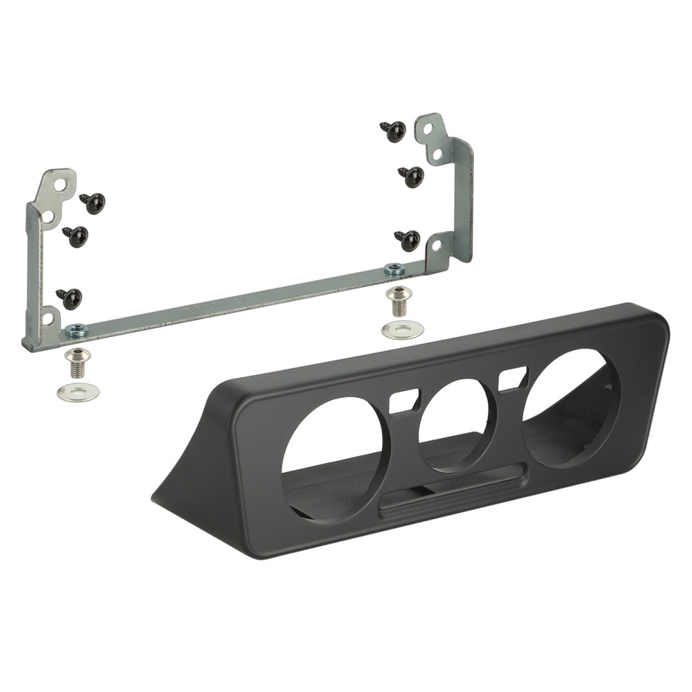 Monteringsramme 2-DIN Seat/Skoda/VW, sort