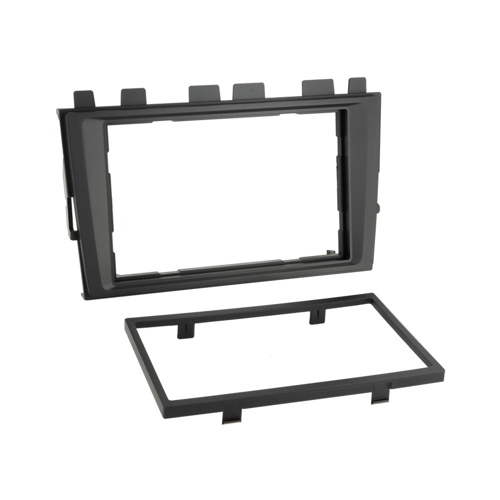 Monteringsramme 2-DIN VW Polo/T6.1, sort