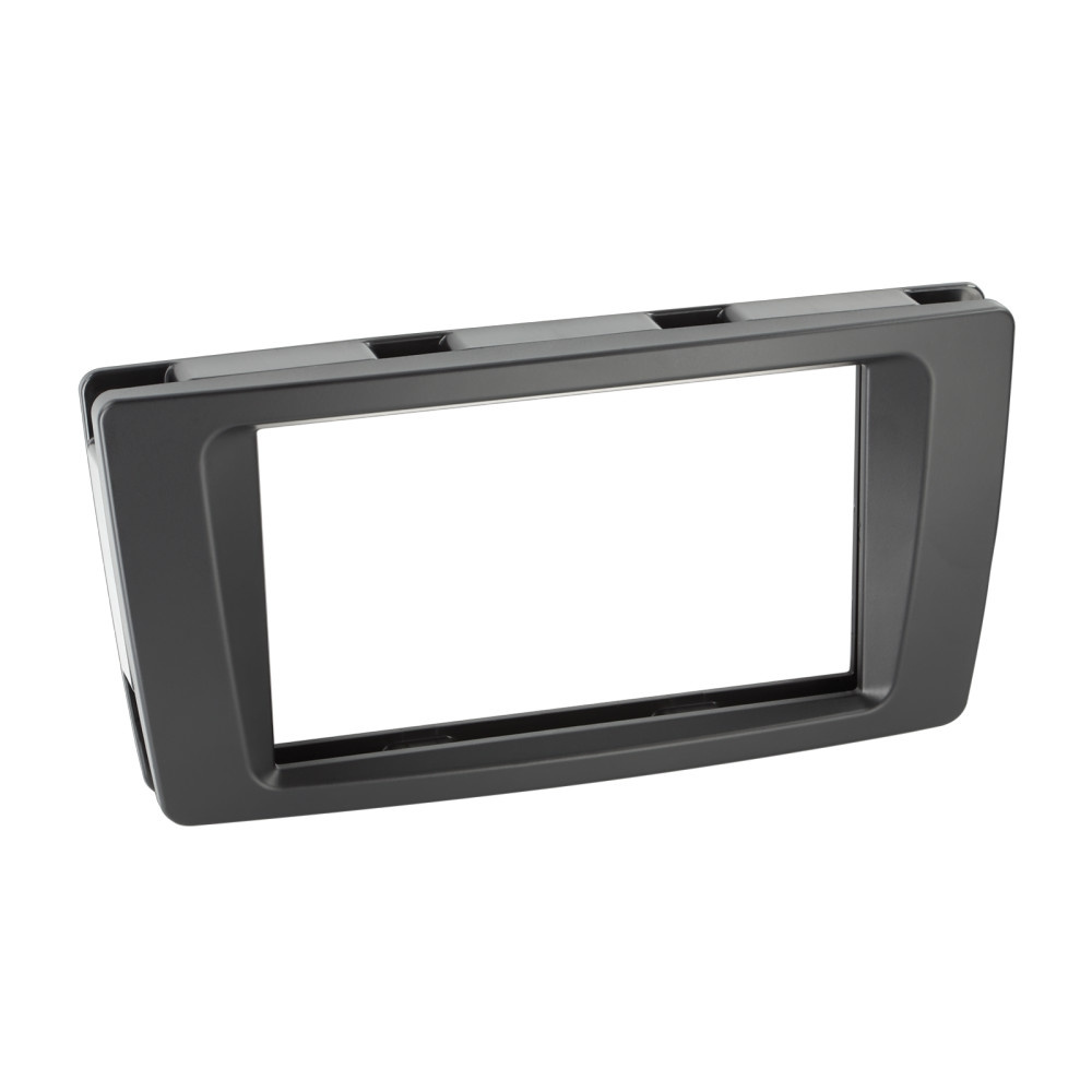 Monteringsramme 2-DIN Skoda Octavia/Yeti, sort