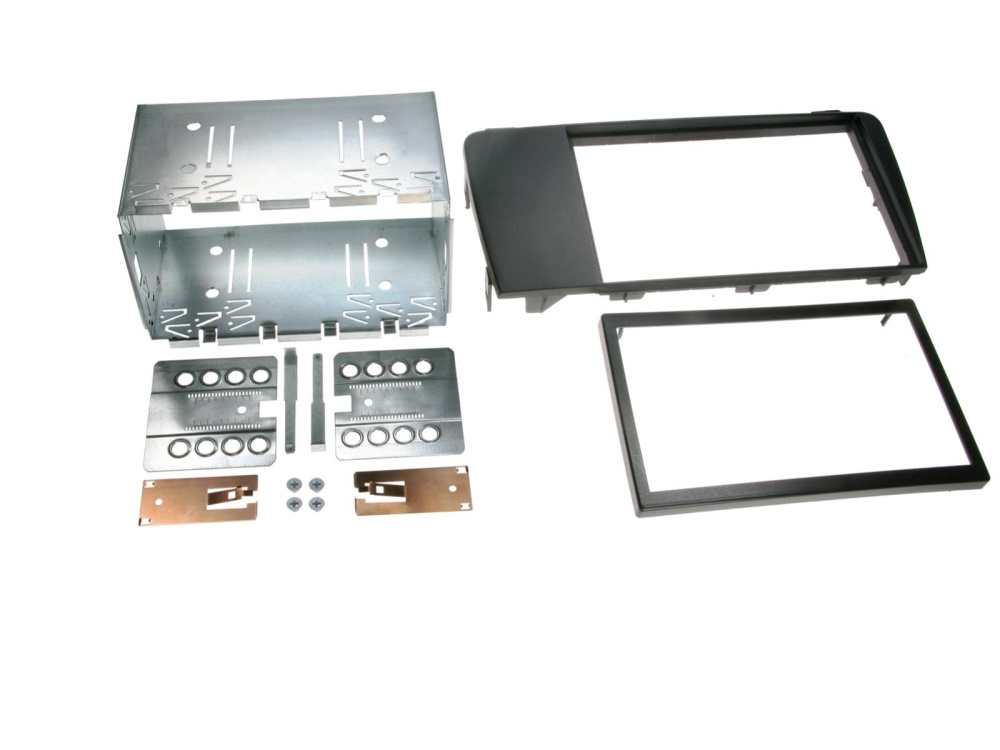 Monteringsramme 2-DIN Volvo S60/V60/S70/V70/XC70 sort