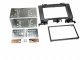 Monteringsramme 2-DIN Mercedes/VW gummioverflade Monteringsramme 2-DIN Mercedes/VW gummioverflade