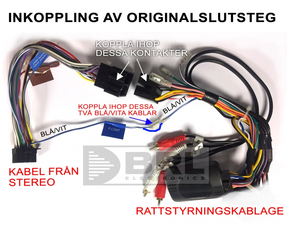 ACV Ratstyringskabel Audi CAN-Bus (Enkeltdin original)