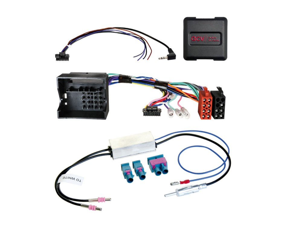 Ratstyringskabelsæt Seat/Skoda/VW, Fakra>DIN