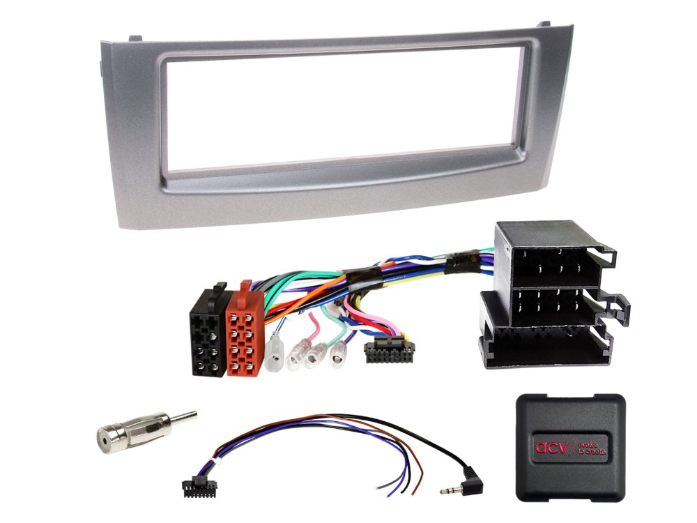 1-DIN Kit Fiat Grande Punto/Linea antracit