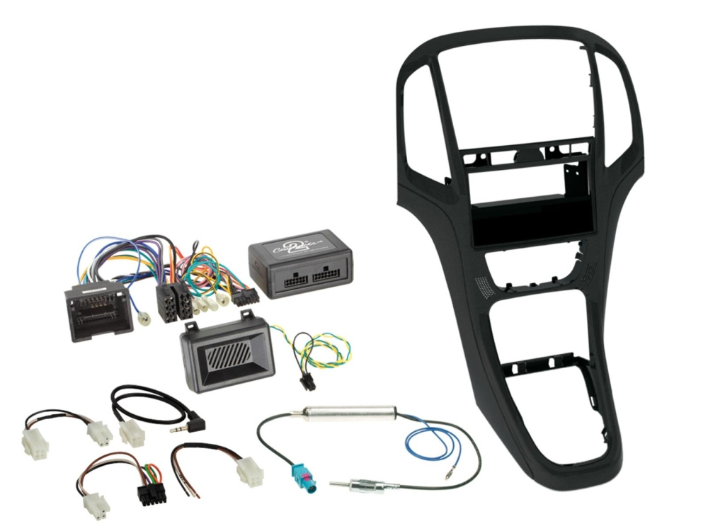 1/2-DIN Installationssæt med opbevaringsrum Opel Astra J
