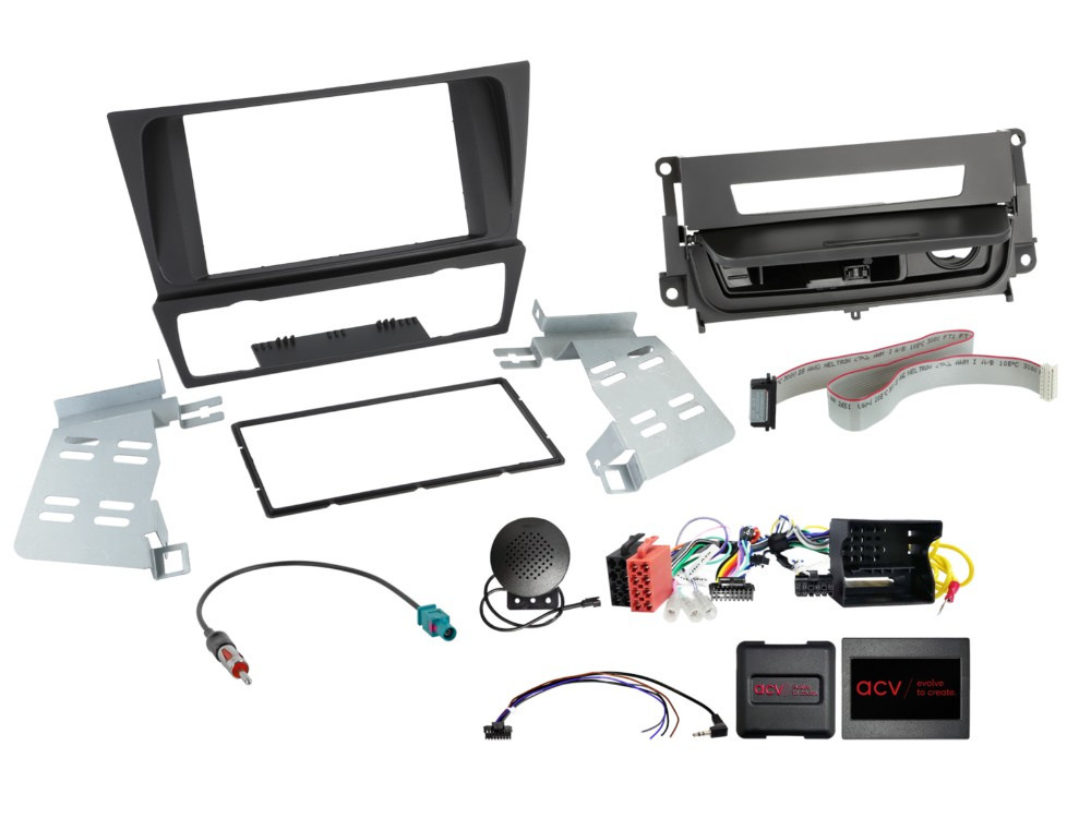 ACV Installationssæt 2-DIN BMW 3-serie E90/E91, sort