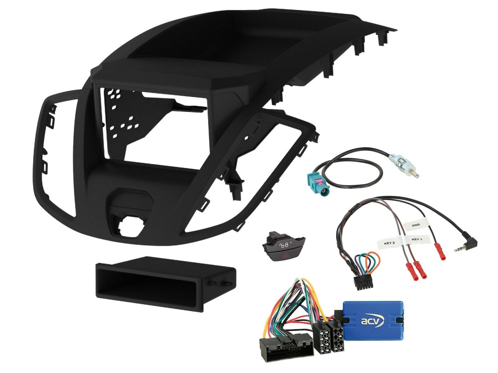 2-DIN Kit med prylfack Ford Transit V363 2014-2019