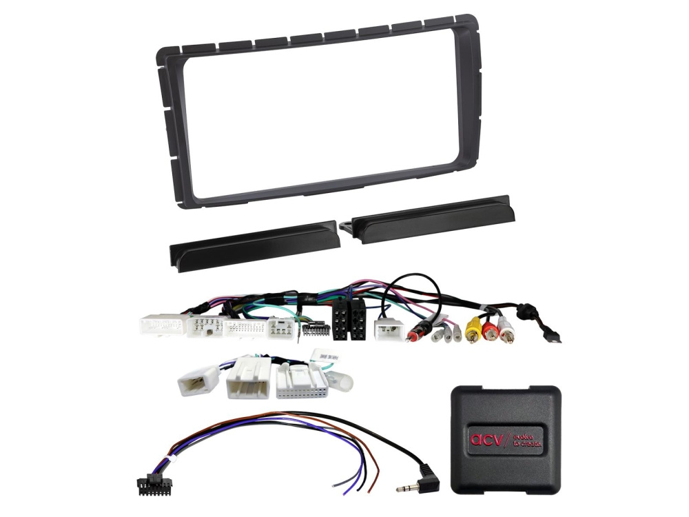 2-DIN Installationssæt Toyota Hilux 2011-2016 Ratkontrol/USB