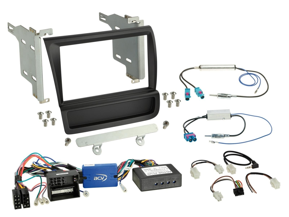 ACV Installationssæt 2-DIN Audi R8 sort