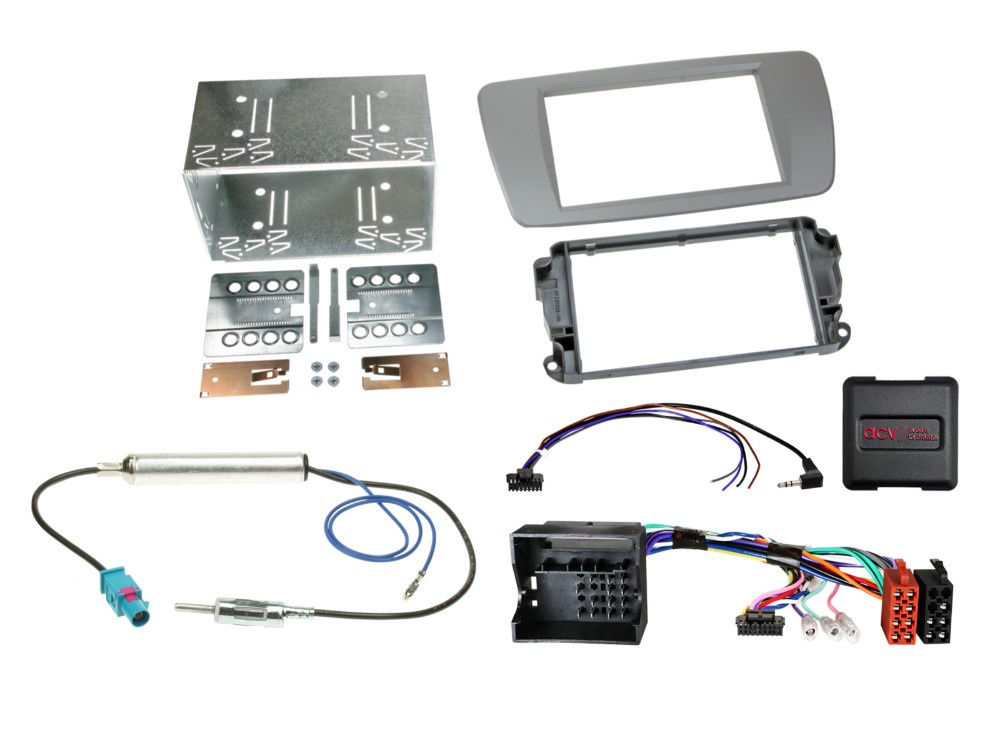 ACV Installationssæt 2-DIN Seat Ibiza dublin grå