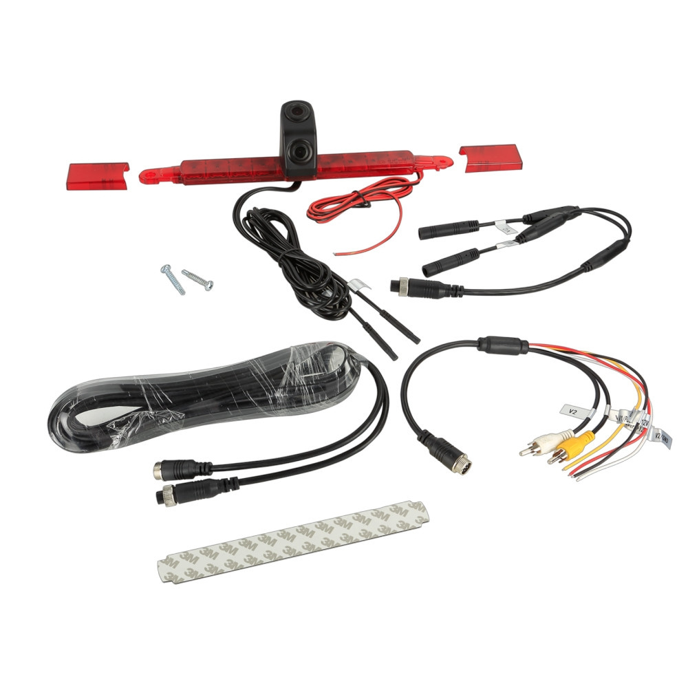 Hella bagkamera med bremselys rød