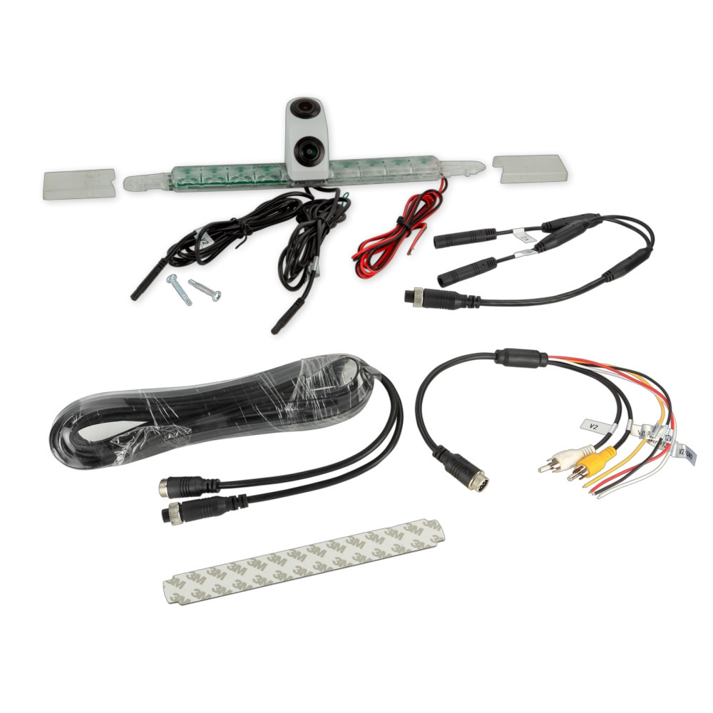 Hella bagkamera med bremselys, hvid