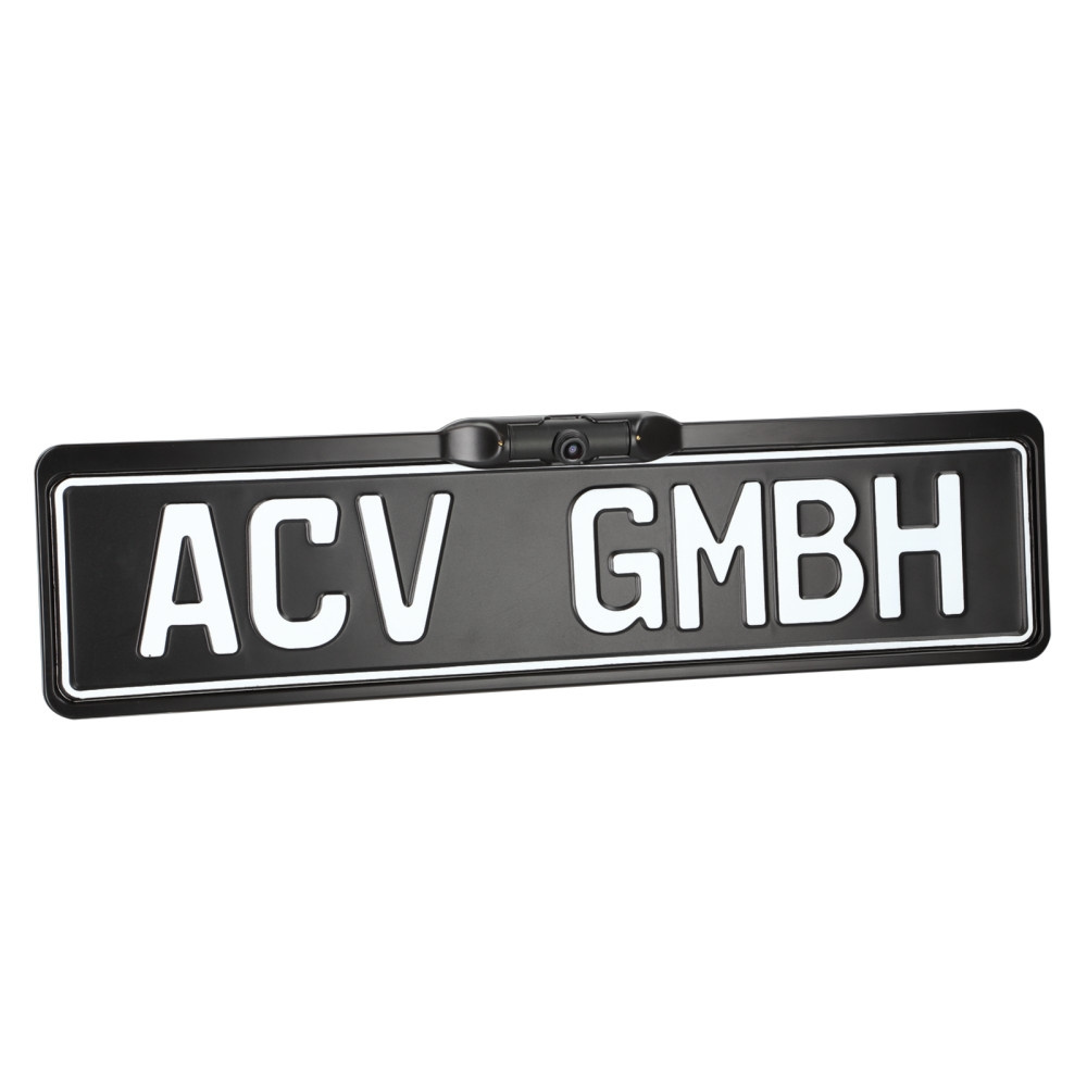 ACV Bagkamera registreringsskilt-holder EU