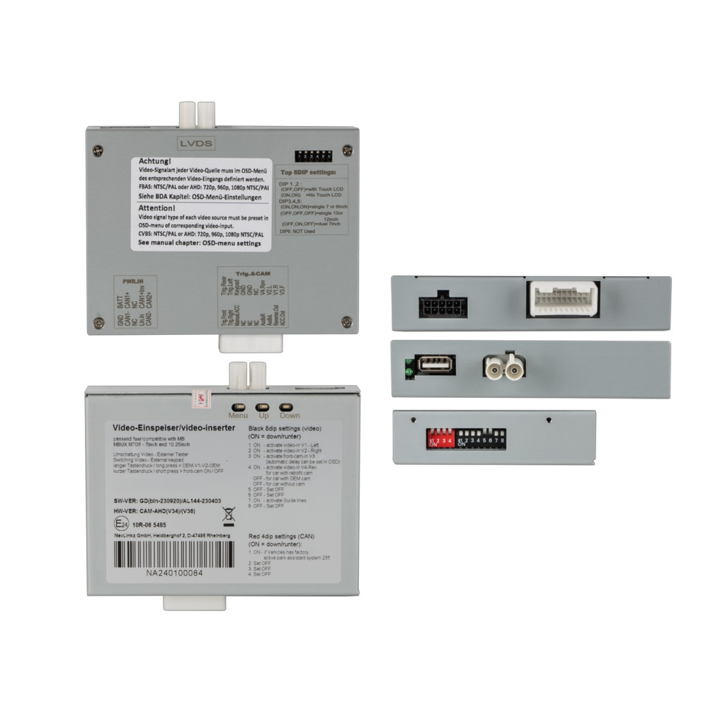 Kameragrænseflade bag- og frontkamera