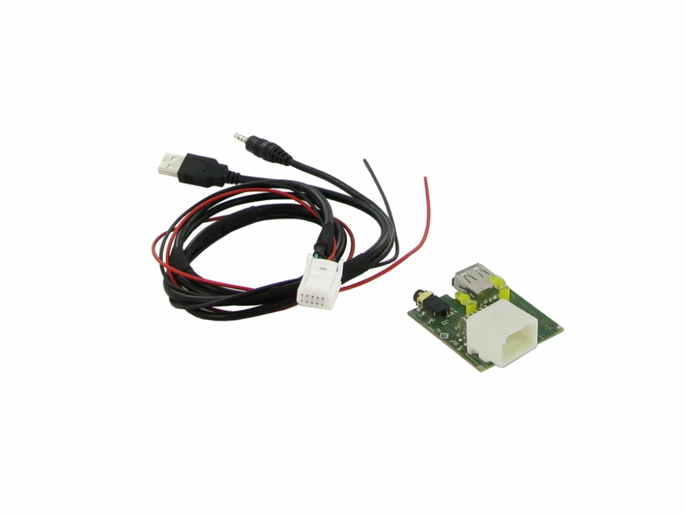 Connects2 Aux- & USB-adapter Hyundai Veloster 11>