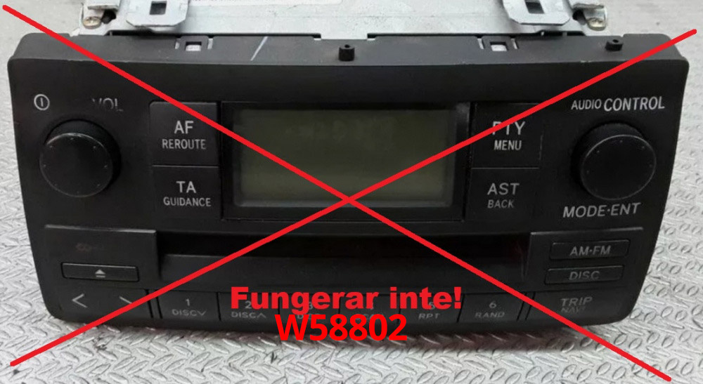 Rattstyrningskablage Toyota Analoga fordon