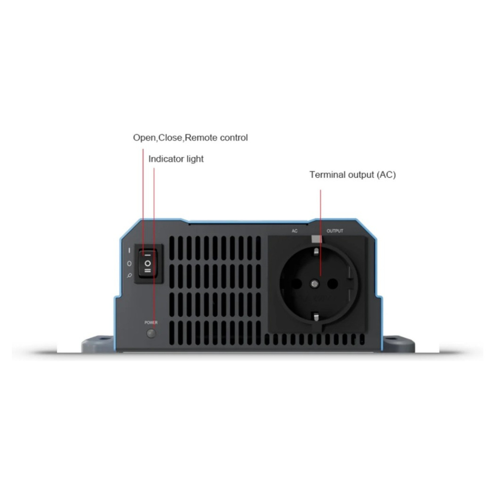 SONO Power IPPS1000-12, 12V til 230V inverter på 1000W