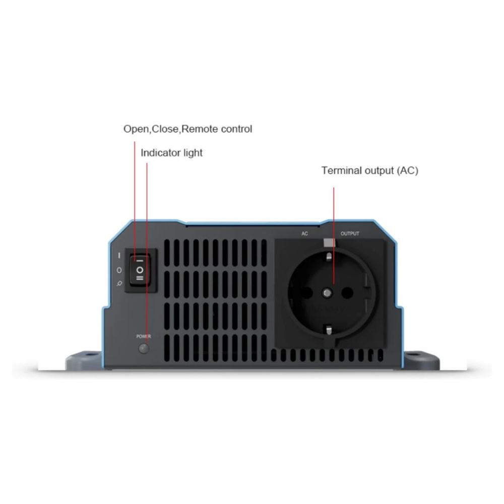 SONO Power IPPS1000-24, 24V til 230V inverter på 1000W