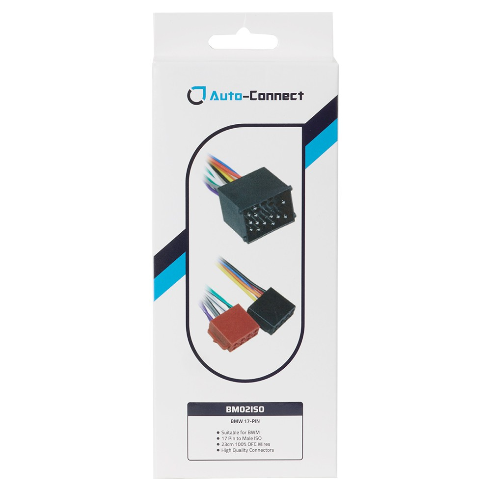 Auto-Connect BM02ISO, ISO-kabling BMW 17-polet