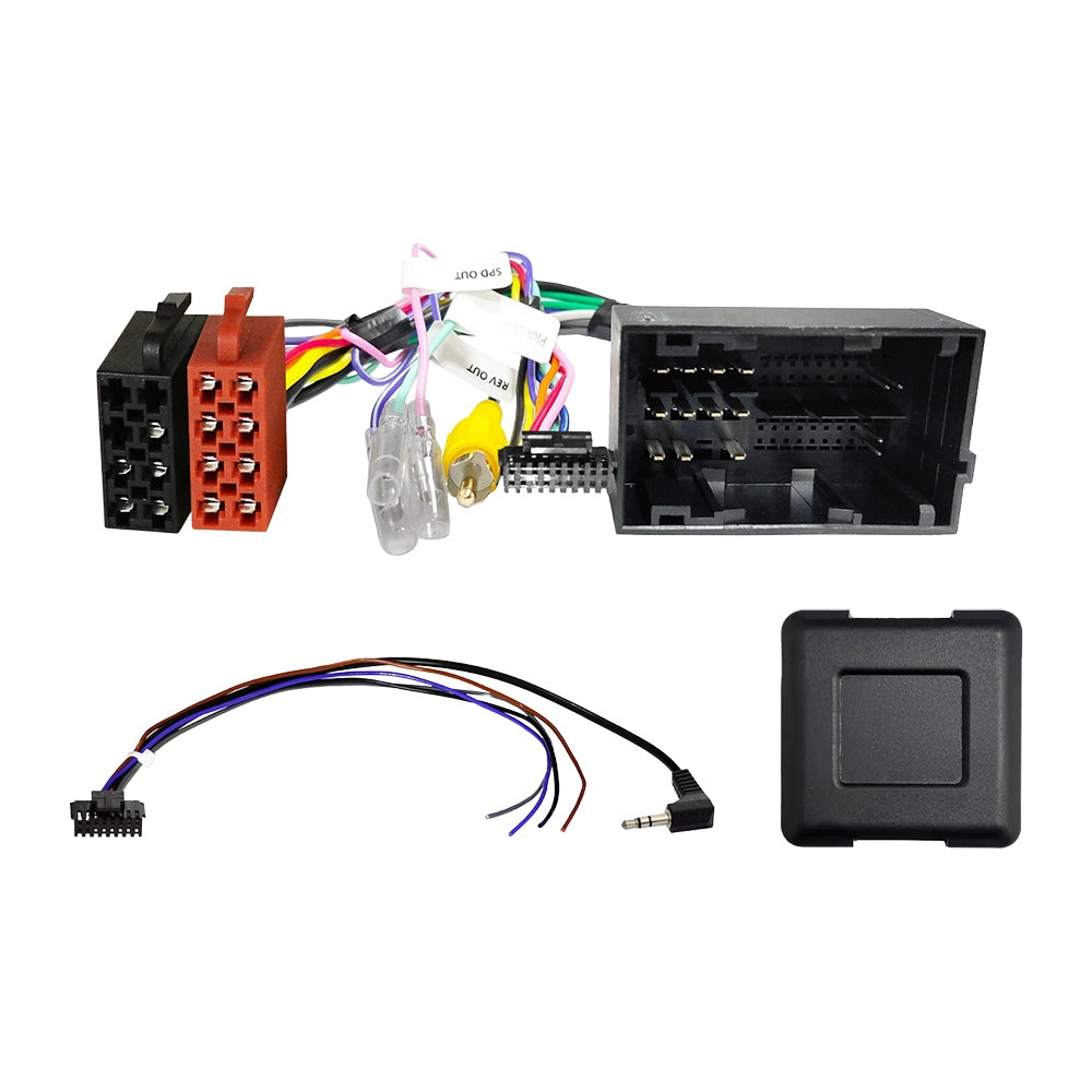 Auto-Connect installationskit til 9/10.1-tommers bilstereo, Fiat 500L 2012-2022