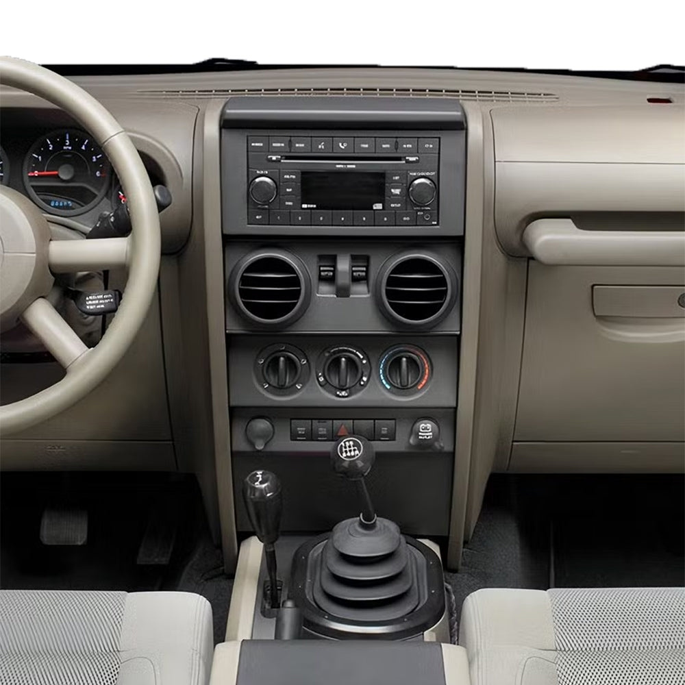 Auto-Connect installationskit til 9-tommers bilstereo, Jeep Wrangler 2-dørs 2007-2010