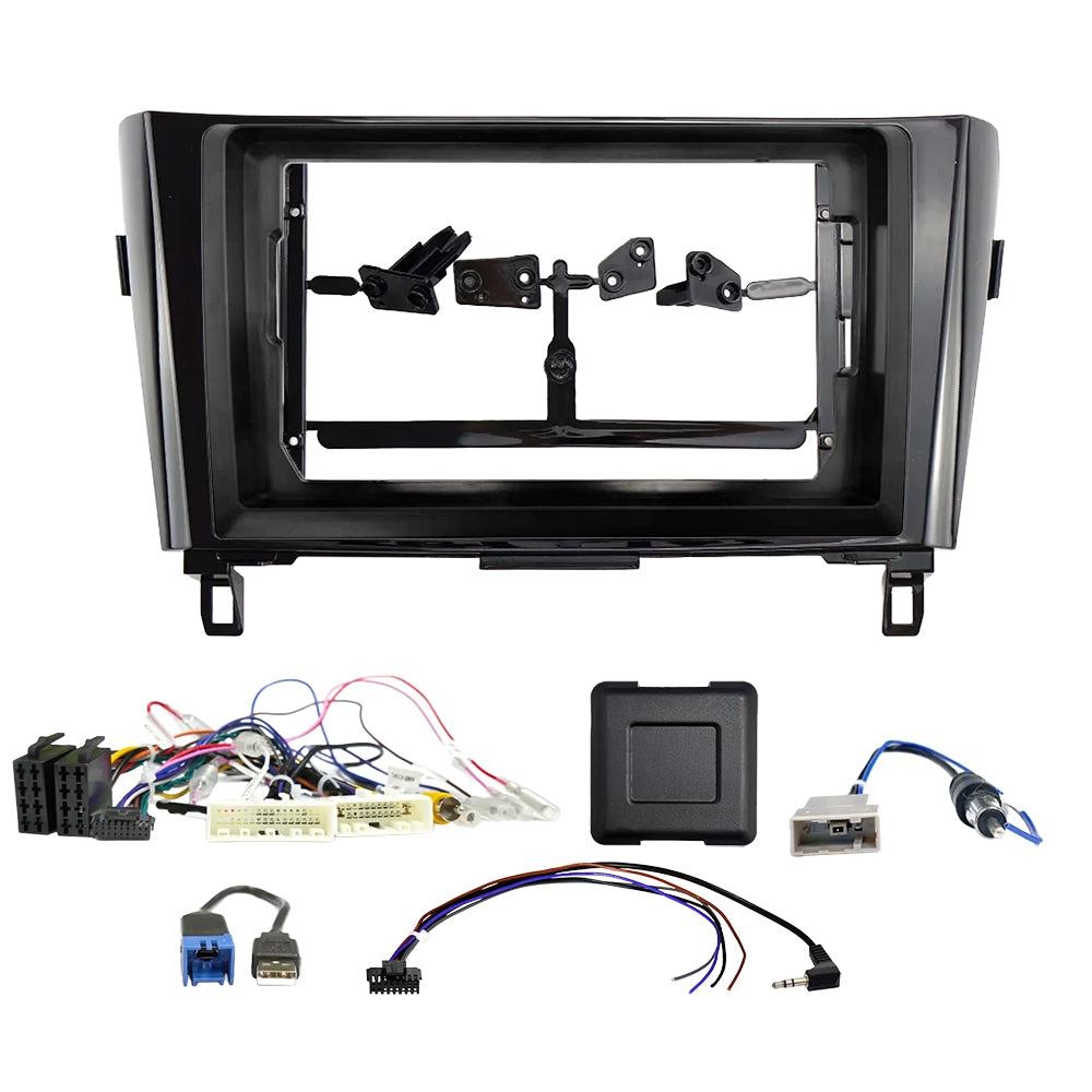 Auto-Connect installationskit til 9/10.1-tommers bilstereo, Nissan Qashqai, X-Trail og Rogue