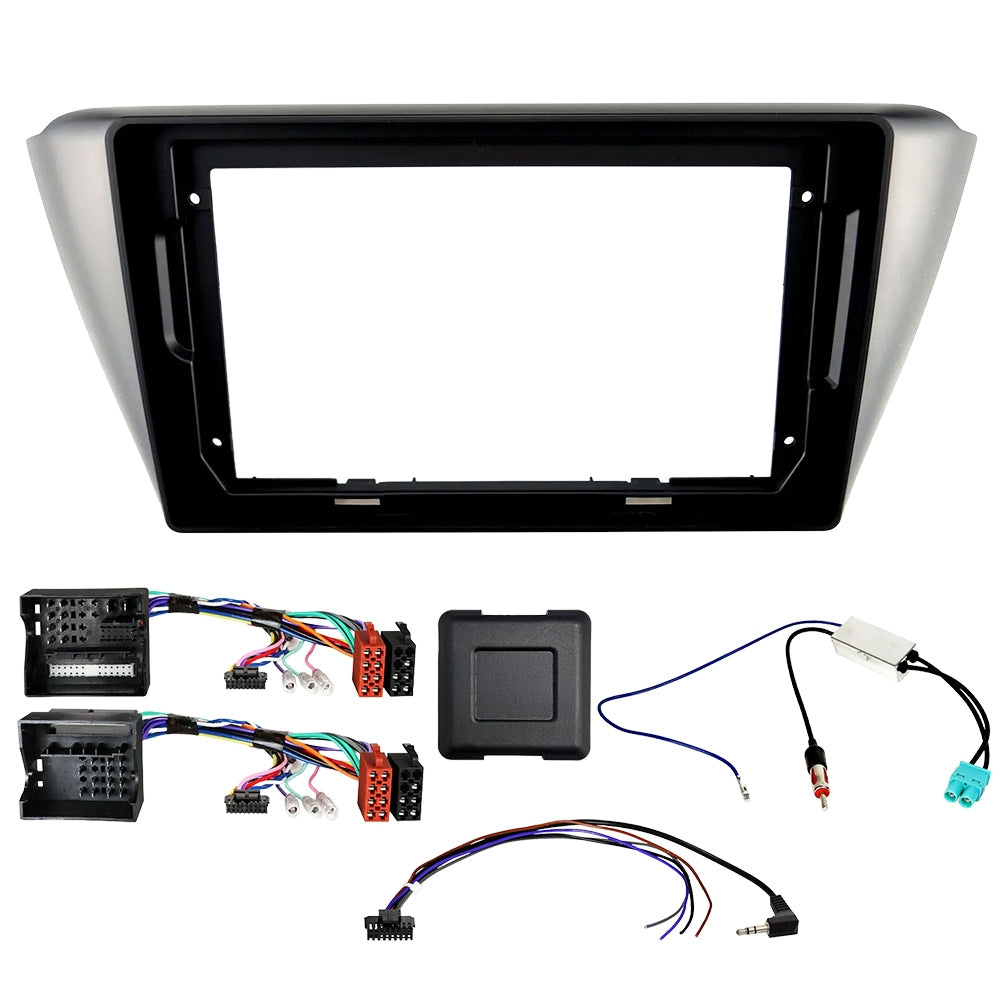 Auto-Connect installationskit til 9-tommers bilstereo, Skoda Fabia NJ 2015-2023