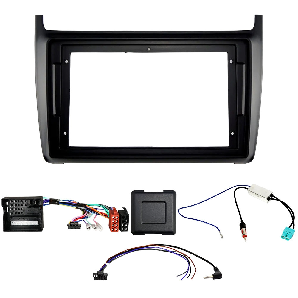 Auto-Connect installationskit til 9-tommers bilstereo, Volkswagen Polo 2010-2017