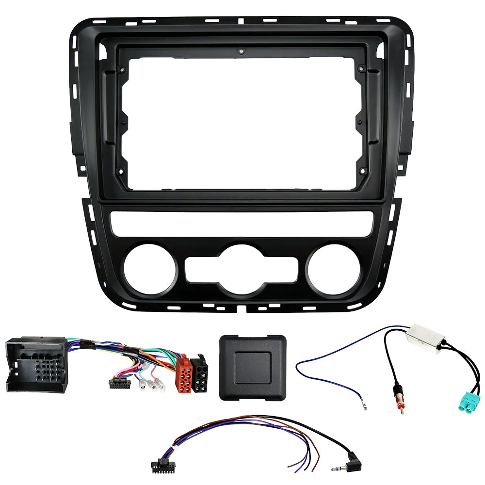 Auto-Connect installationskit til 9-tommers bilstereo, Volkswagen Passat B7 2011-2015, automatisk AC