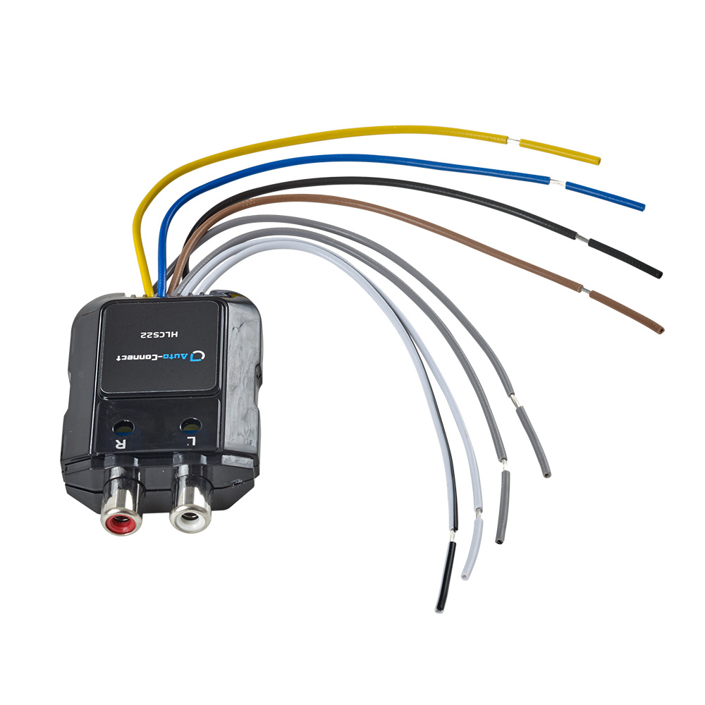 Auto-Connect HLCS22 2-kanals høj/lavniveau-omformer