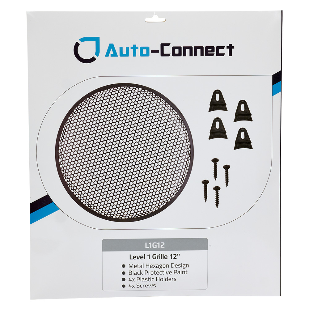 Auto-Connect Hexagon højttalergitter, 12 tommer