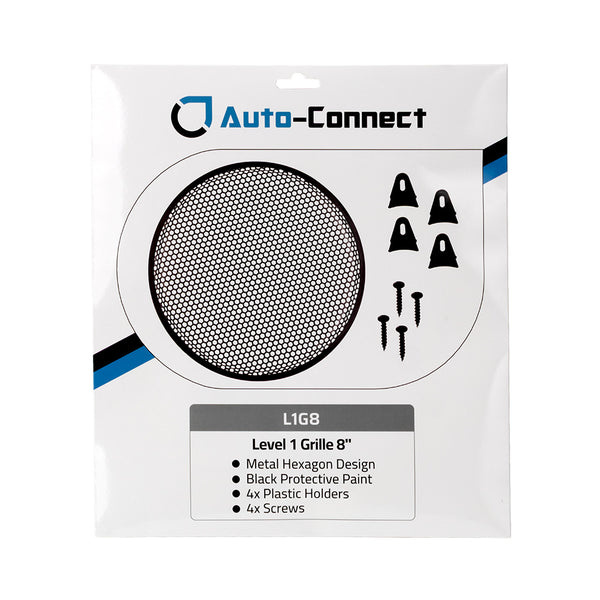 Auto-Connect Hexagon højttalergitter, 8 tommer