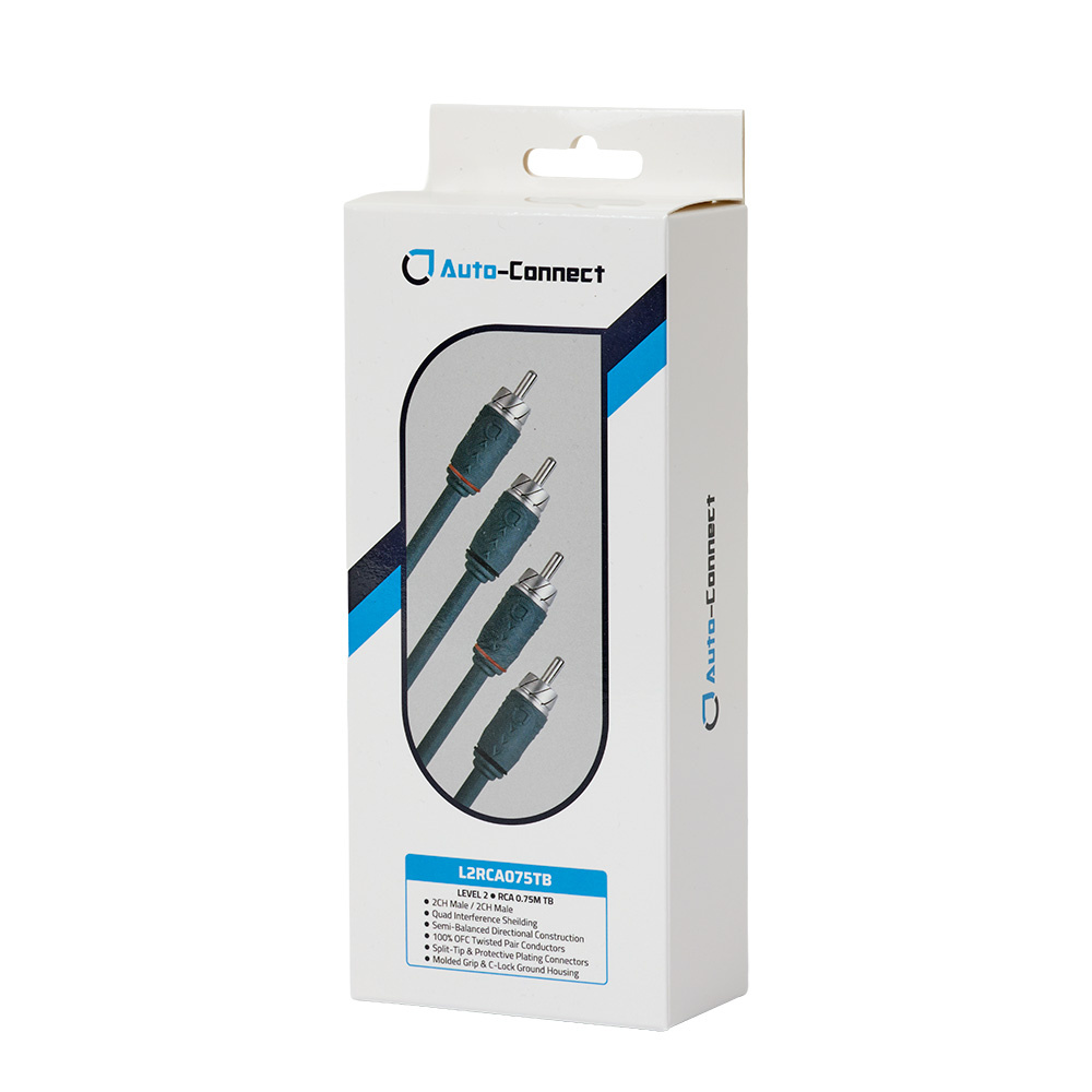 Auto-Connect snoet lavniveaukabel 0.75 meter, Level 2