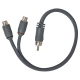 Auto-Connect snoet Y-splitter til lavniveau, 1 han – 2 hun, 0.3 meter, Level 2 Auto-Connect snoet Y-splitter til lavniveau, 1 han – 2 hun, 0.3 meter, Level 2