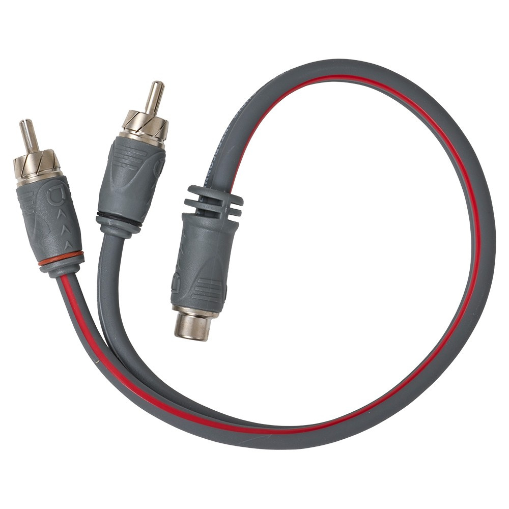 Auto-Connect snoet Y-splitter til lavniveau, 1 hun til 2 han, 0.3 meter, Level 2