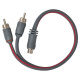Auto-Connect snoet Y-splitter til lavniveau, 1 hun til 2 han, 0.3 meter, Level 2 Auto-Connect snoet Y-splitter til lavniveau, 1 hun til 2 han, 0.3 meter, Level 2