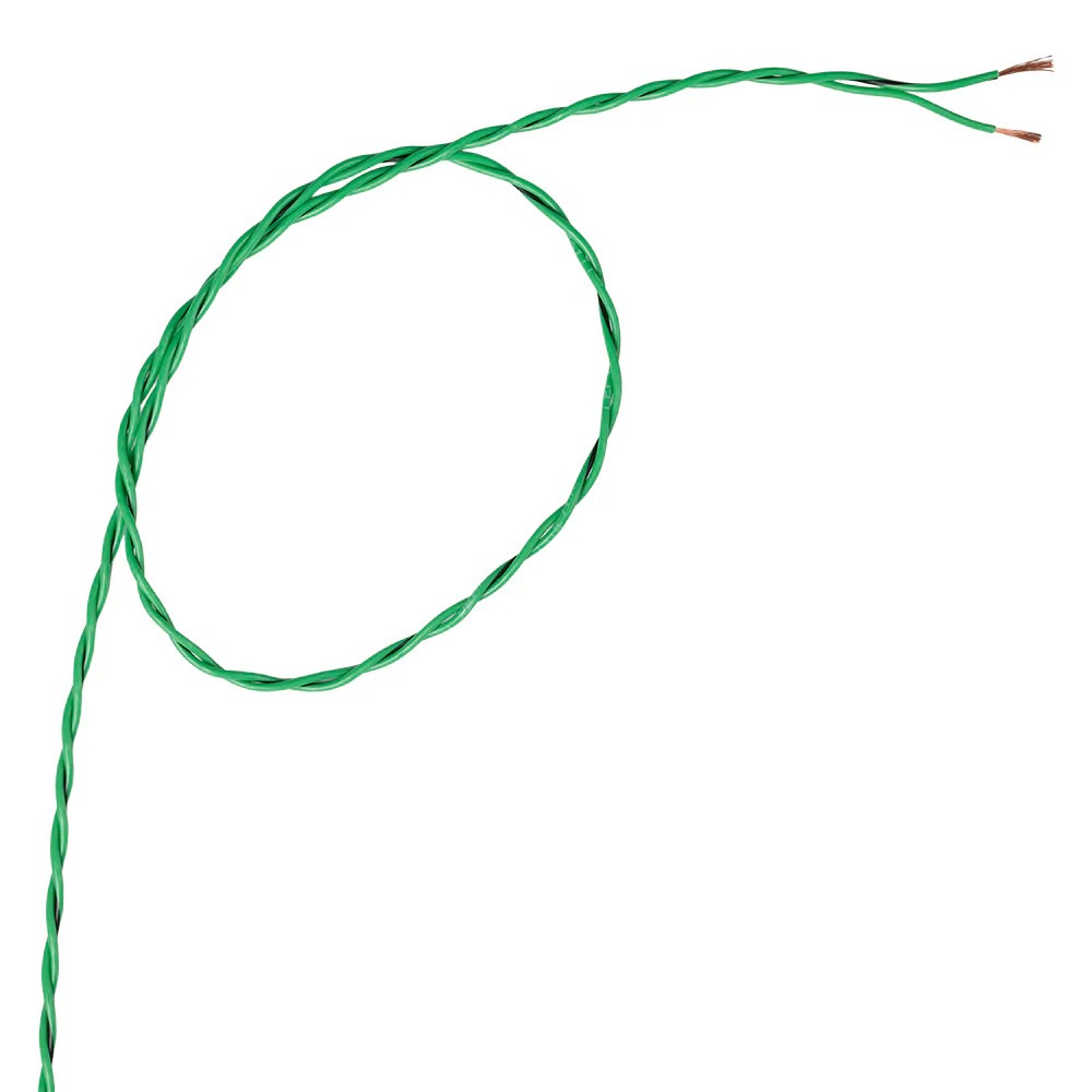 Auto-Connect tvunget OFC-højttalerkabel 2x0,5 mm², grøn løbende meter