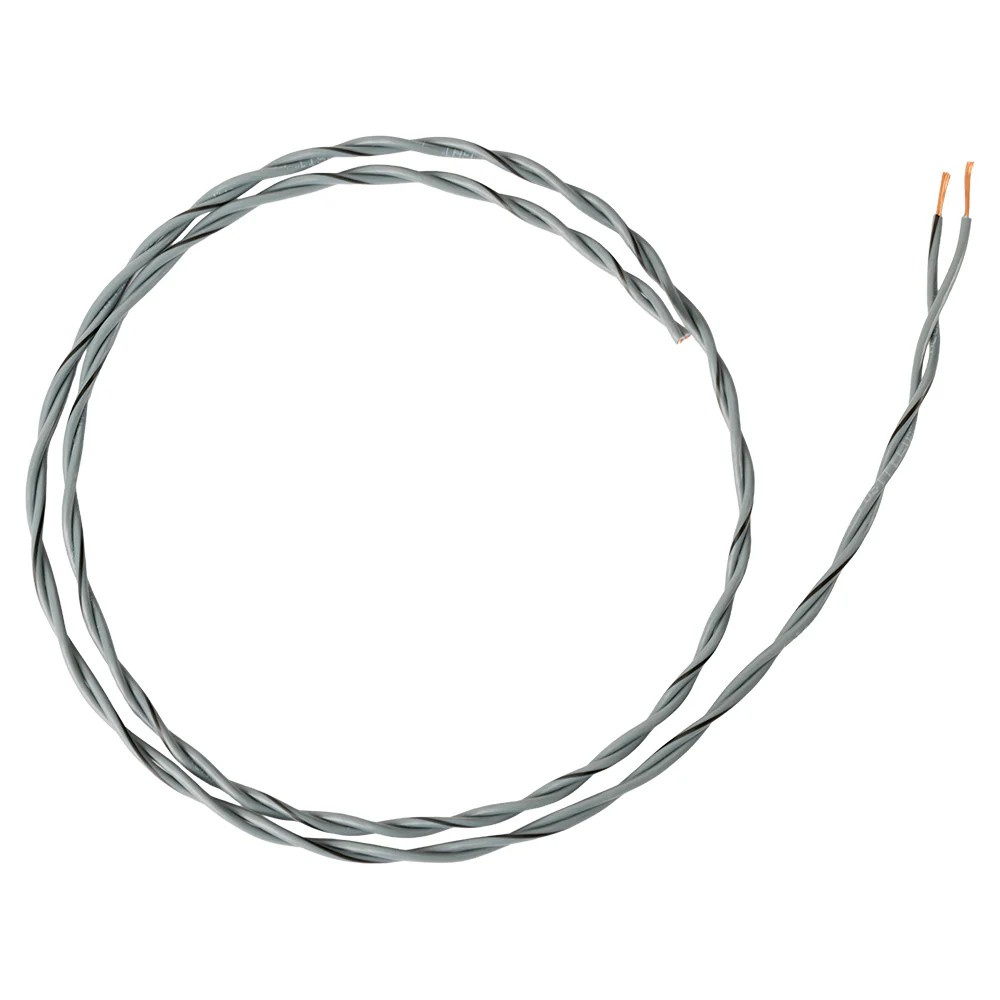 Auto-Connect tvistet højttalerkabel 2x0.8mm² grå, pris per meter