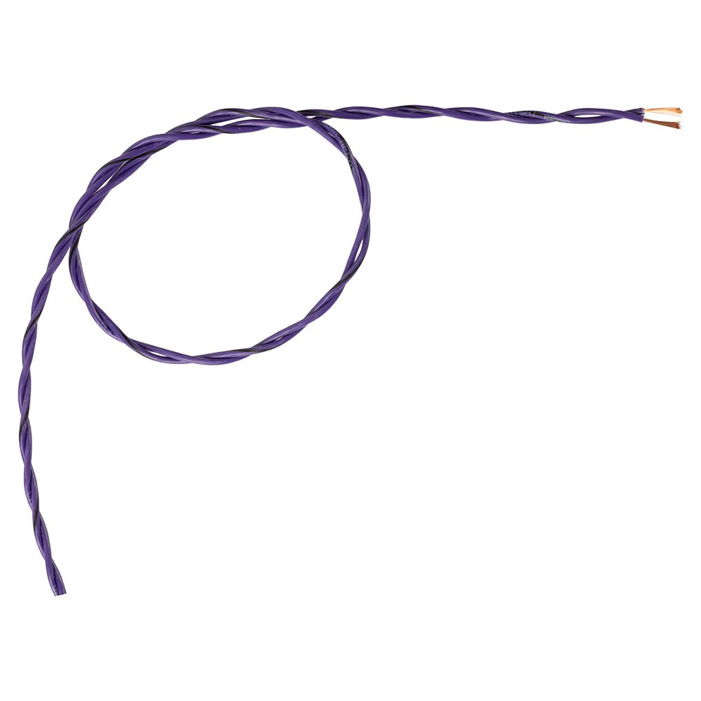 Auto-Connect snoet højttalerkabel 2x0.8mm² lilla, pris per meter