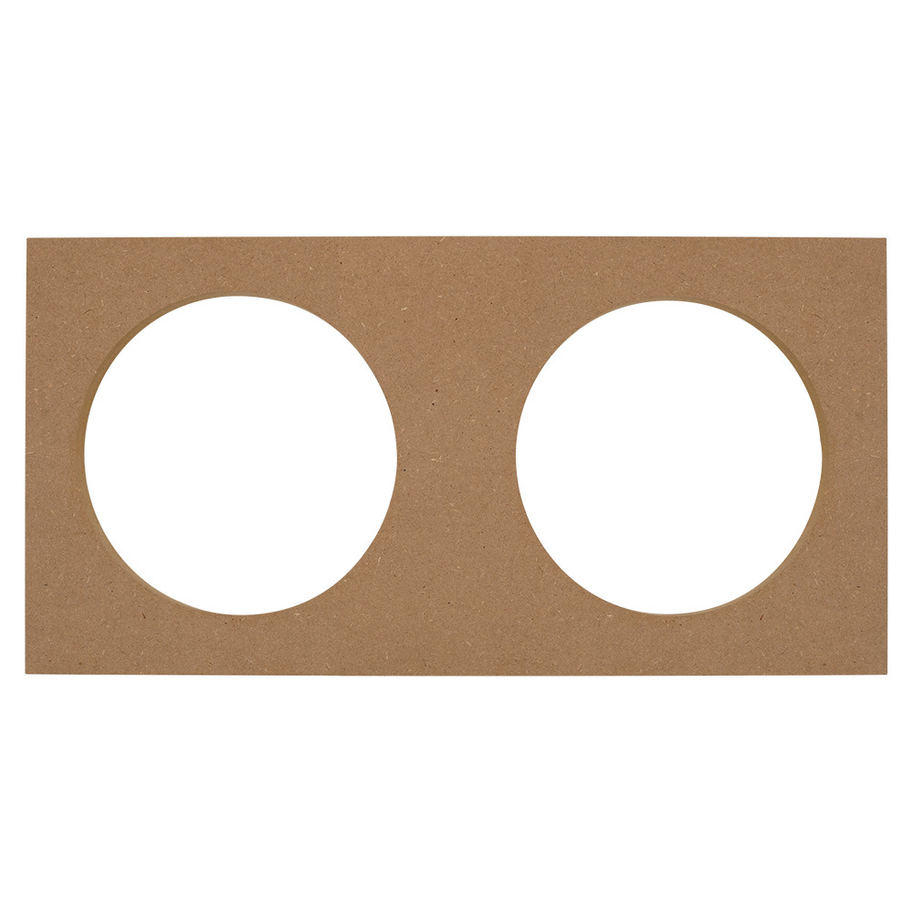 MDF-monteringsplade, 2x6.5 tommer