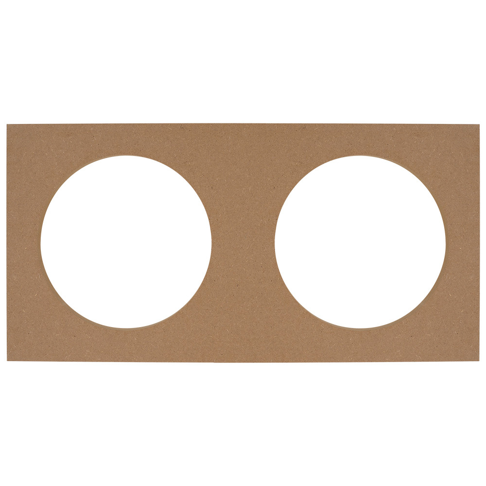 MDF-monteringsplade, 2x8 tommer