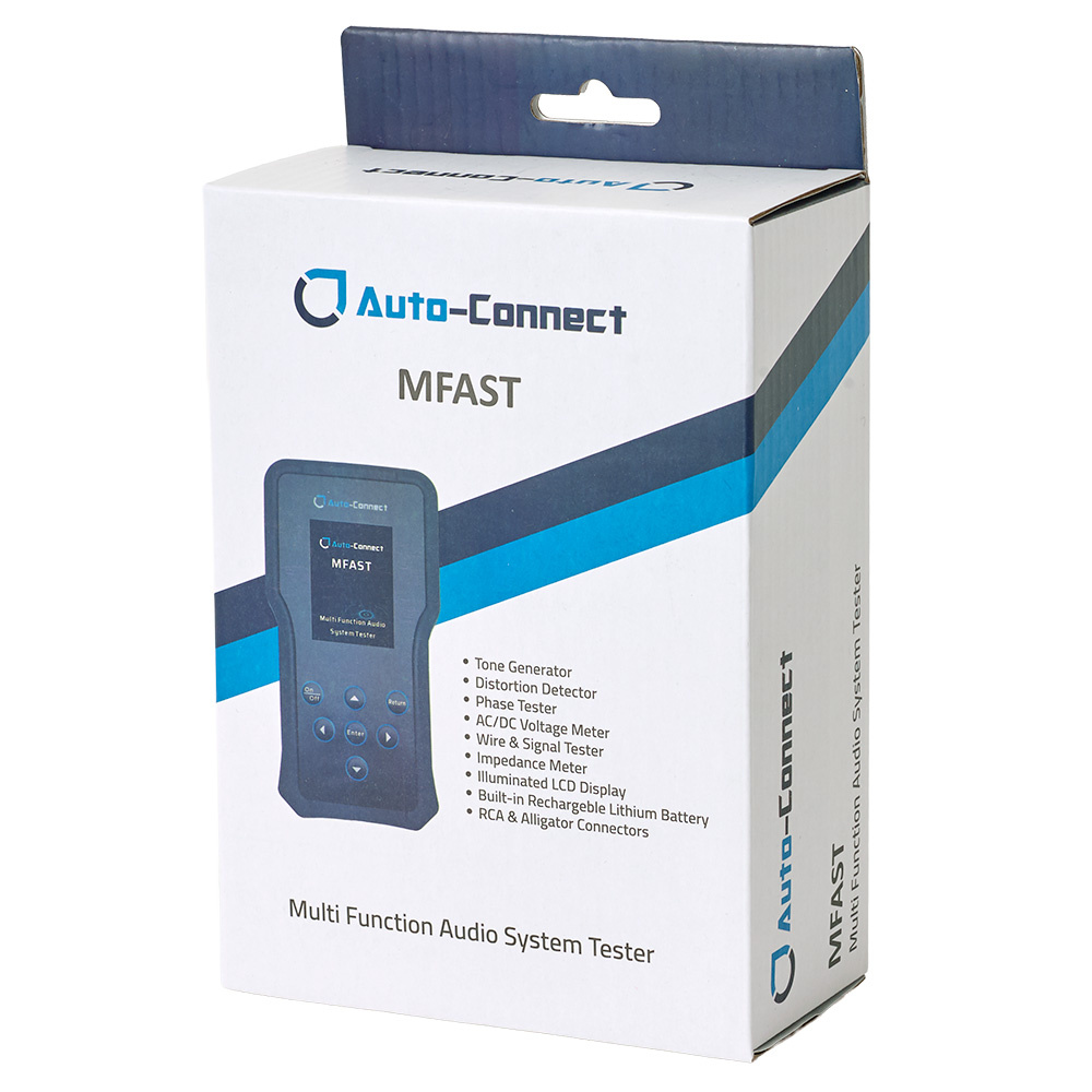 Auto-Connect MFAST, test- og måleværktøj af kabler og lyd