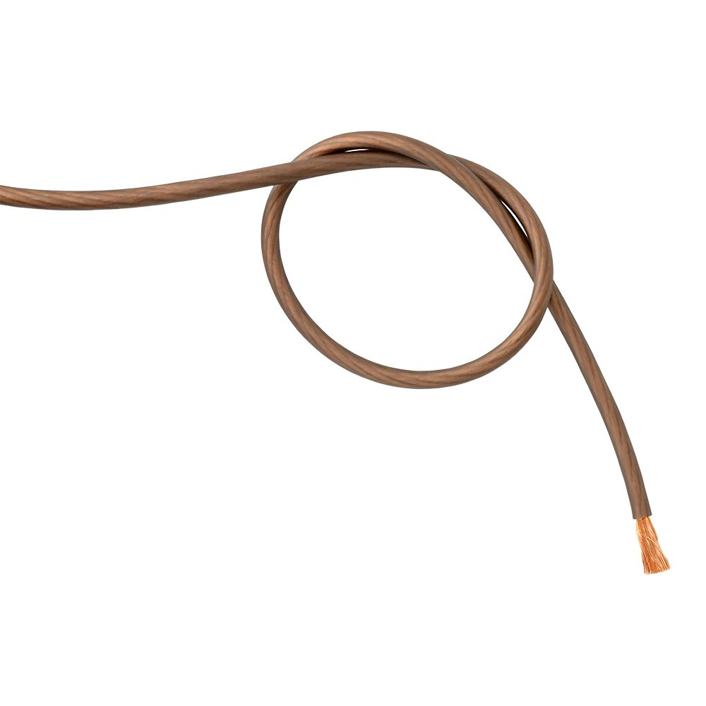 Auto-Connect sort strømkabel OFC 10.2mm², metervare