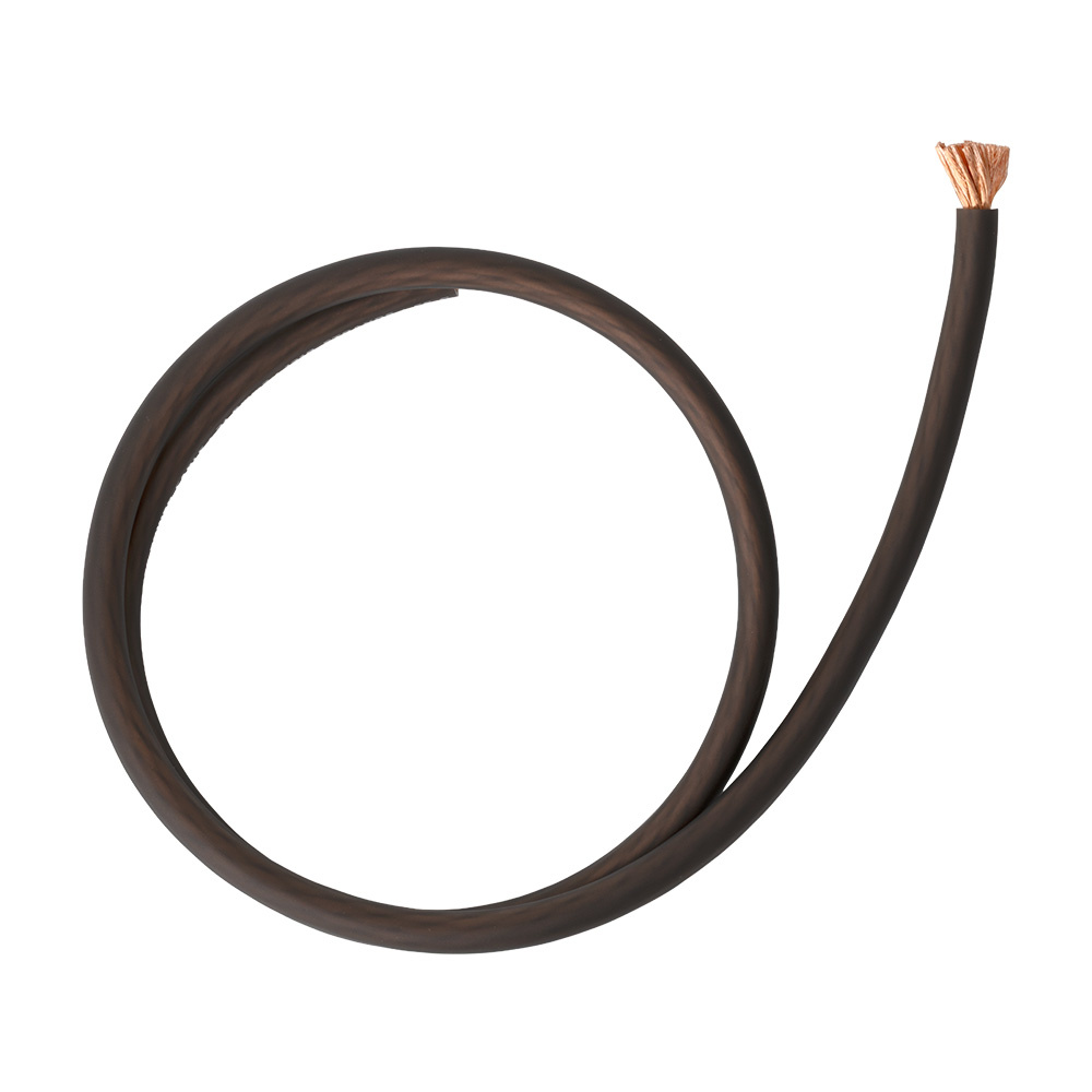 Auto-Connect sort strømkabel OFC 21.6mm², metervare